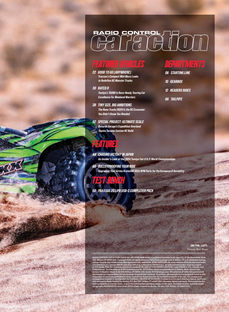 RC Car Action Preview Pages