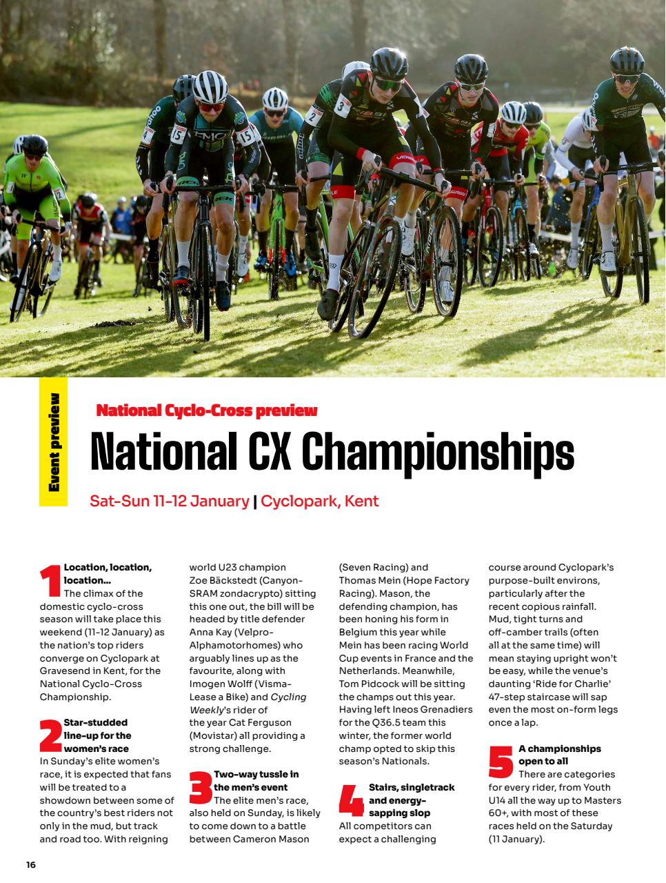 Cycling Weekly Preview Pages