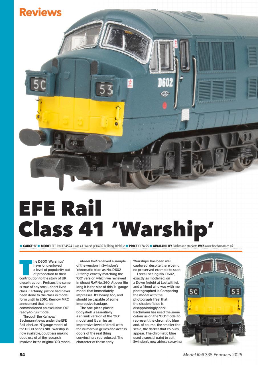 Model Rail Preview Pages