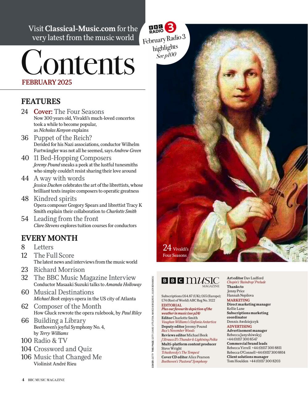 BBC Music Magazine Preview Pages