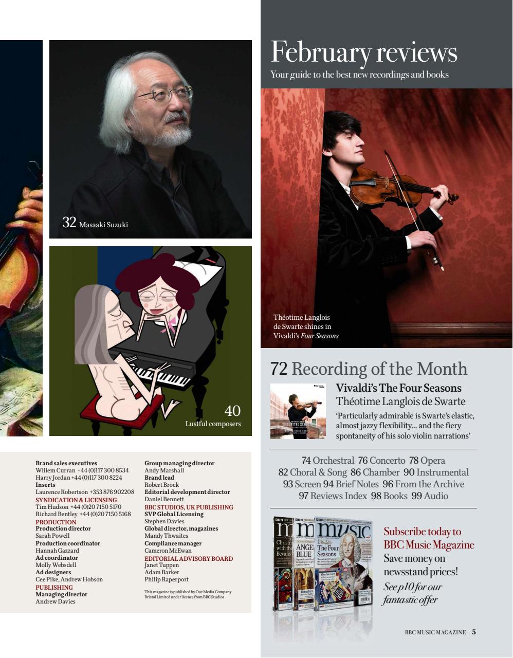 BBC Music Magazine Preview Pages