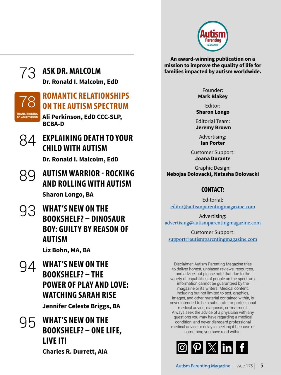 Autism Parenting Preview Pages