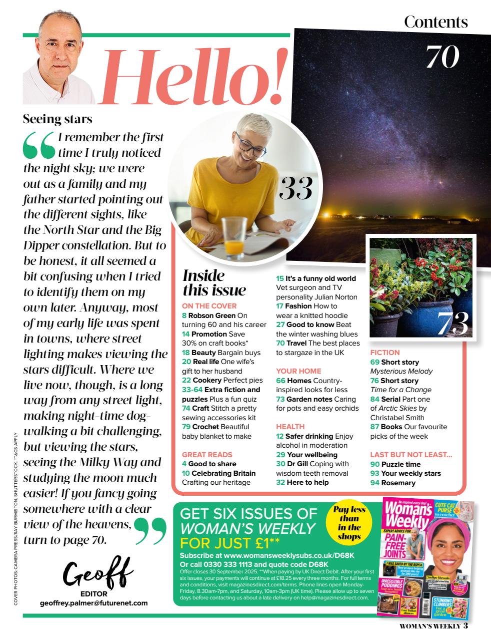 Woman's Weekly Preview Pages