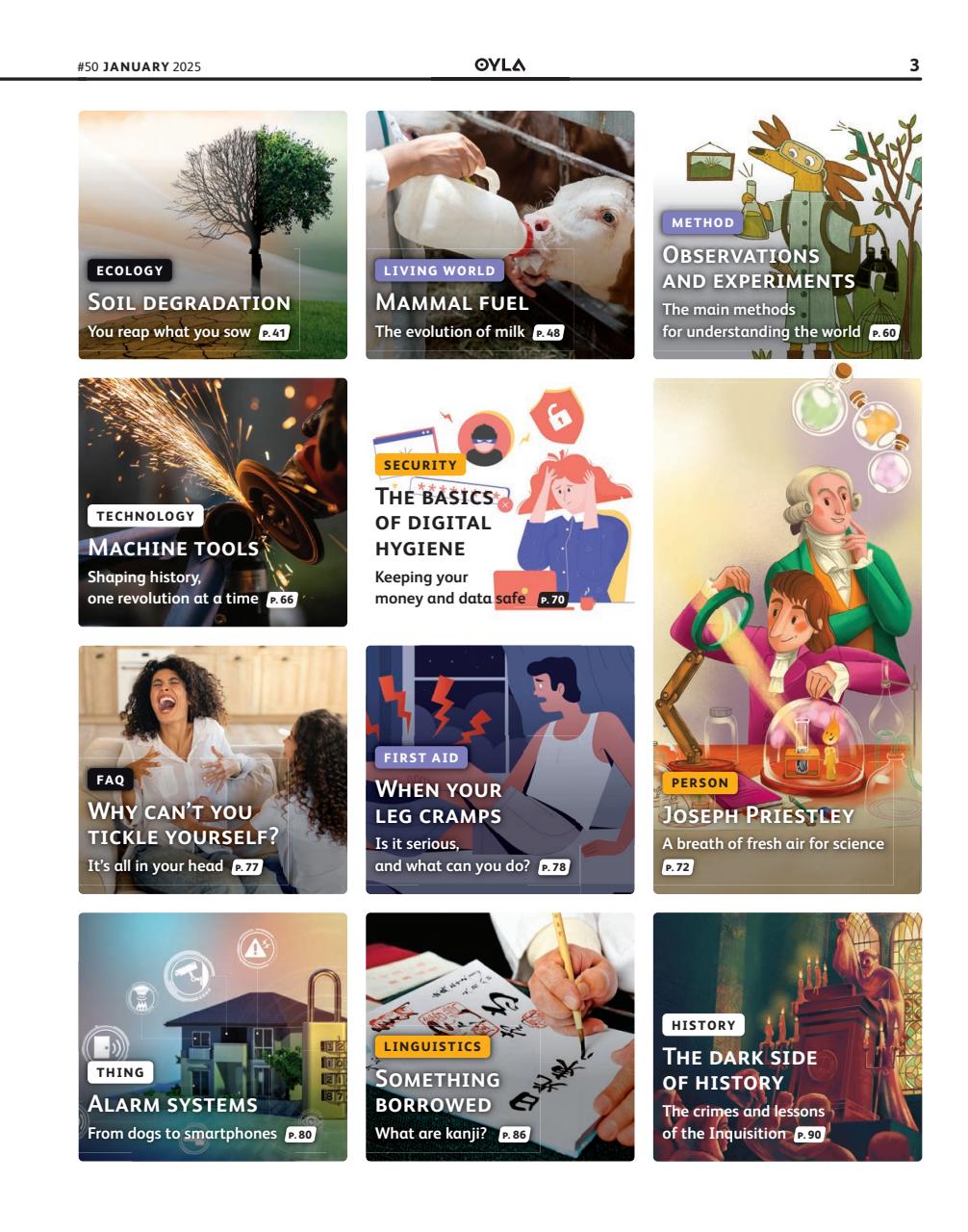 OYLA Magazine Preview Pages