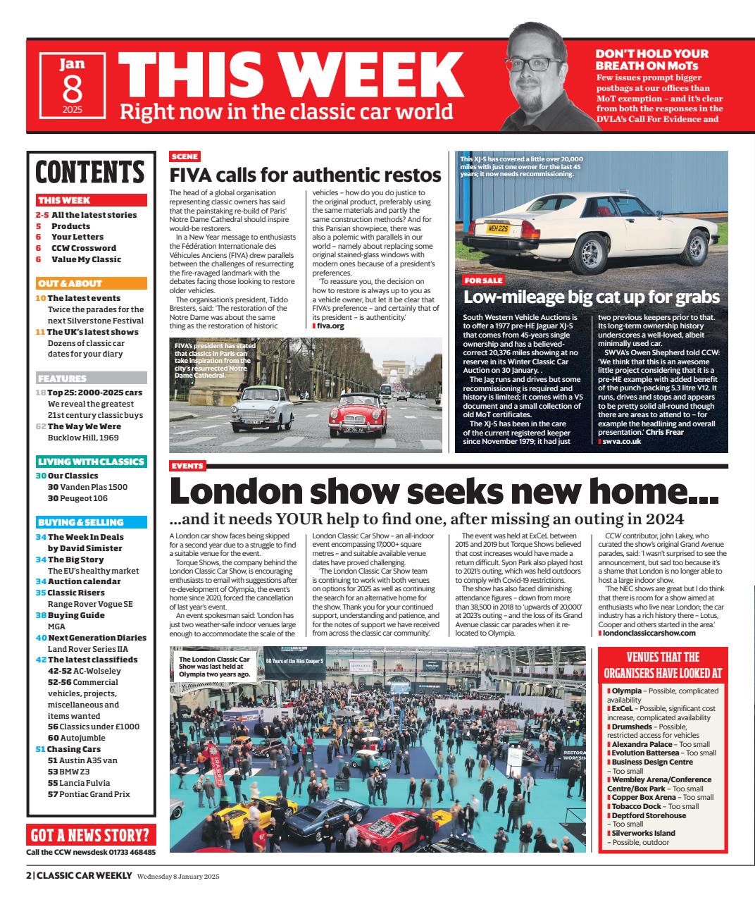 Classic Car Weekly Preview Pages