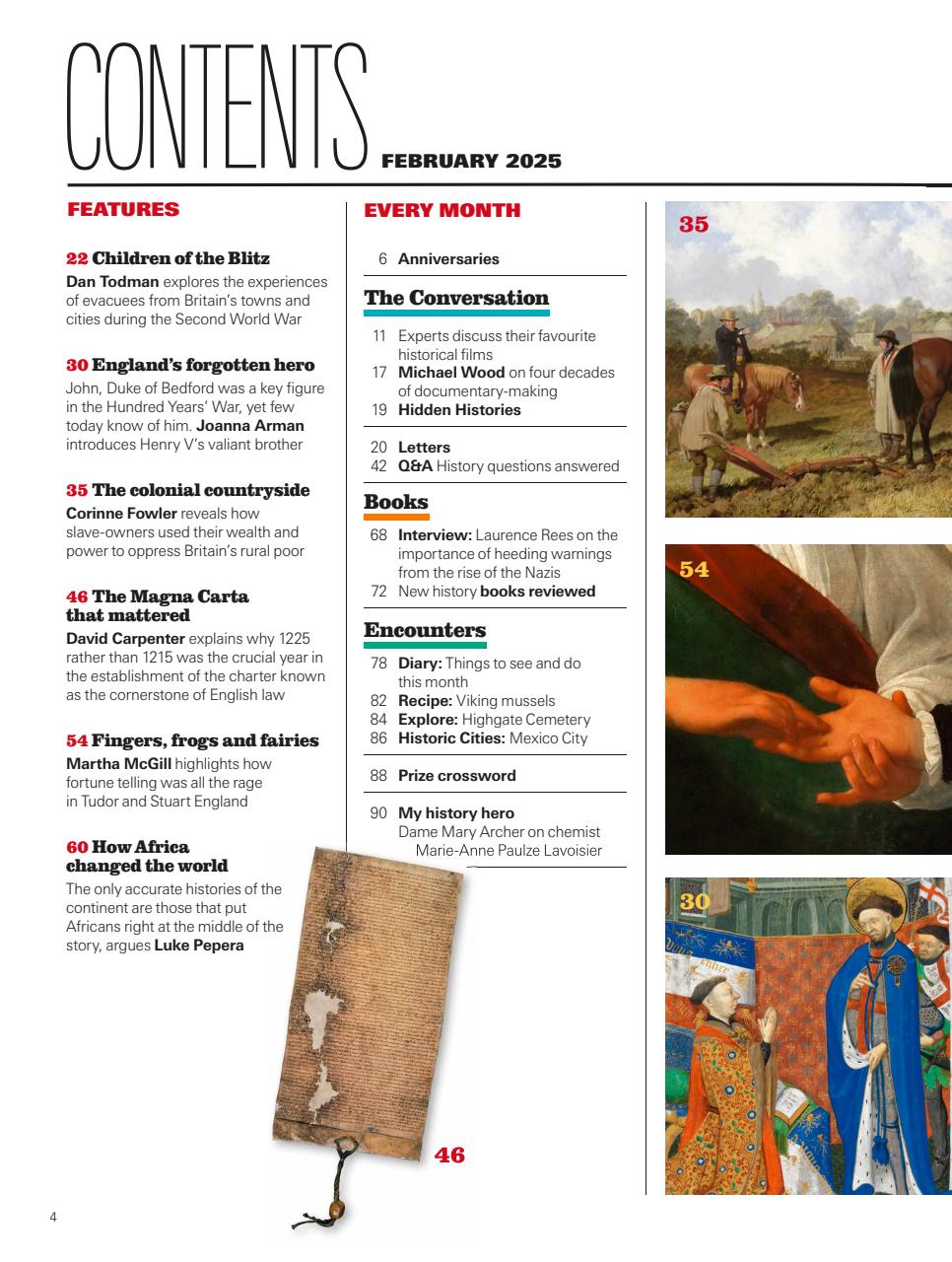 BBC History Magazine Preview Pages