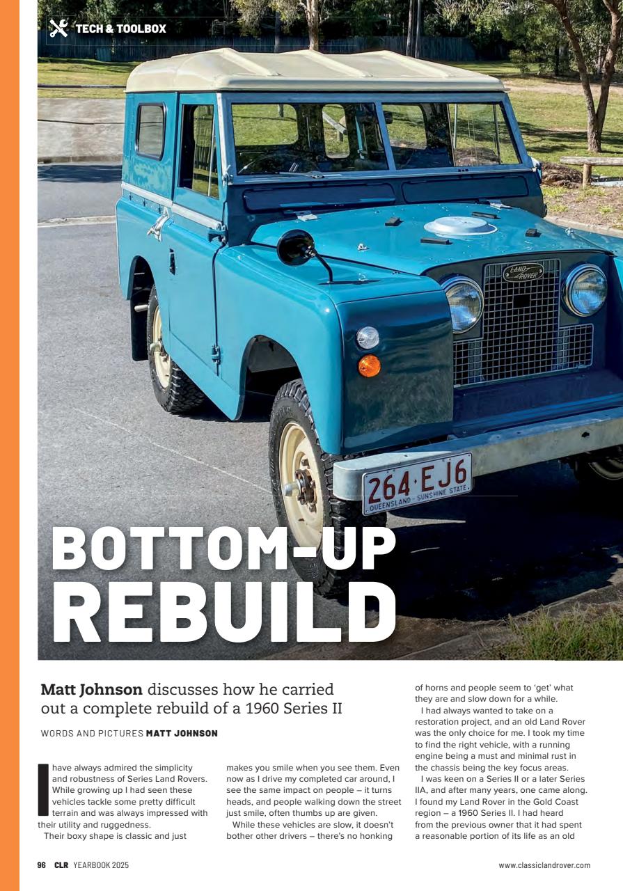 Classic Land Rover Magazine Preview Pages