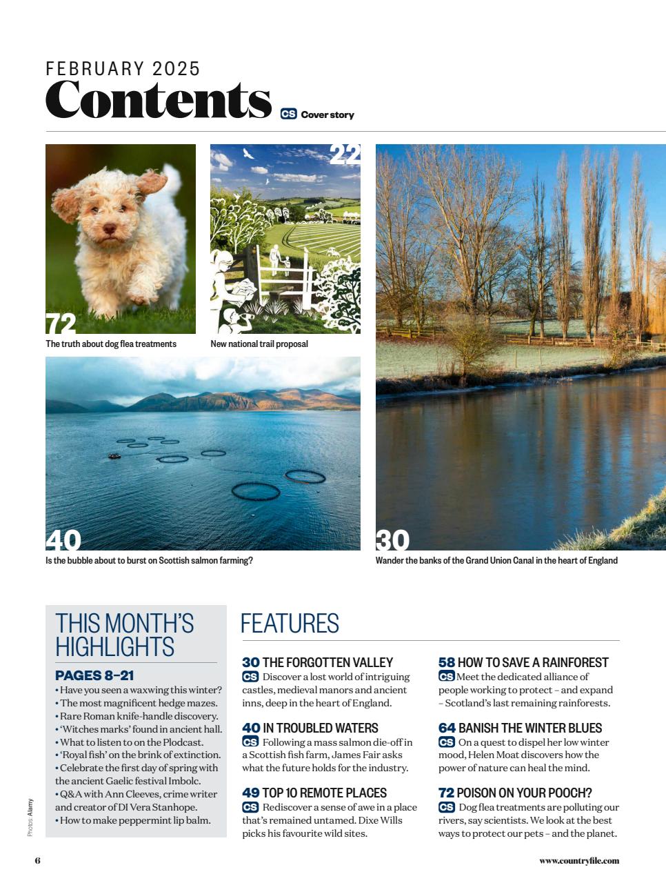 BBC Countryfile Magazine Preview Pages