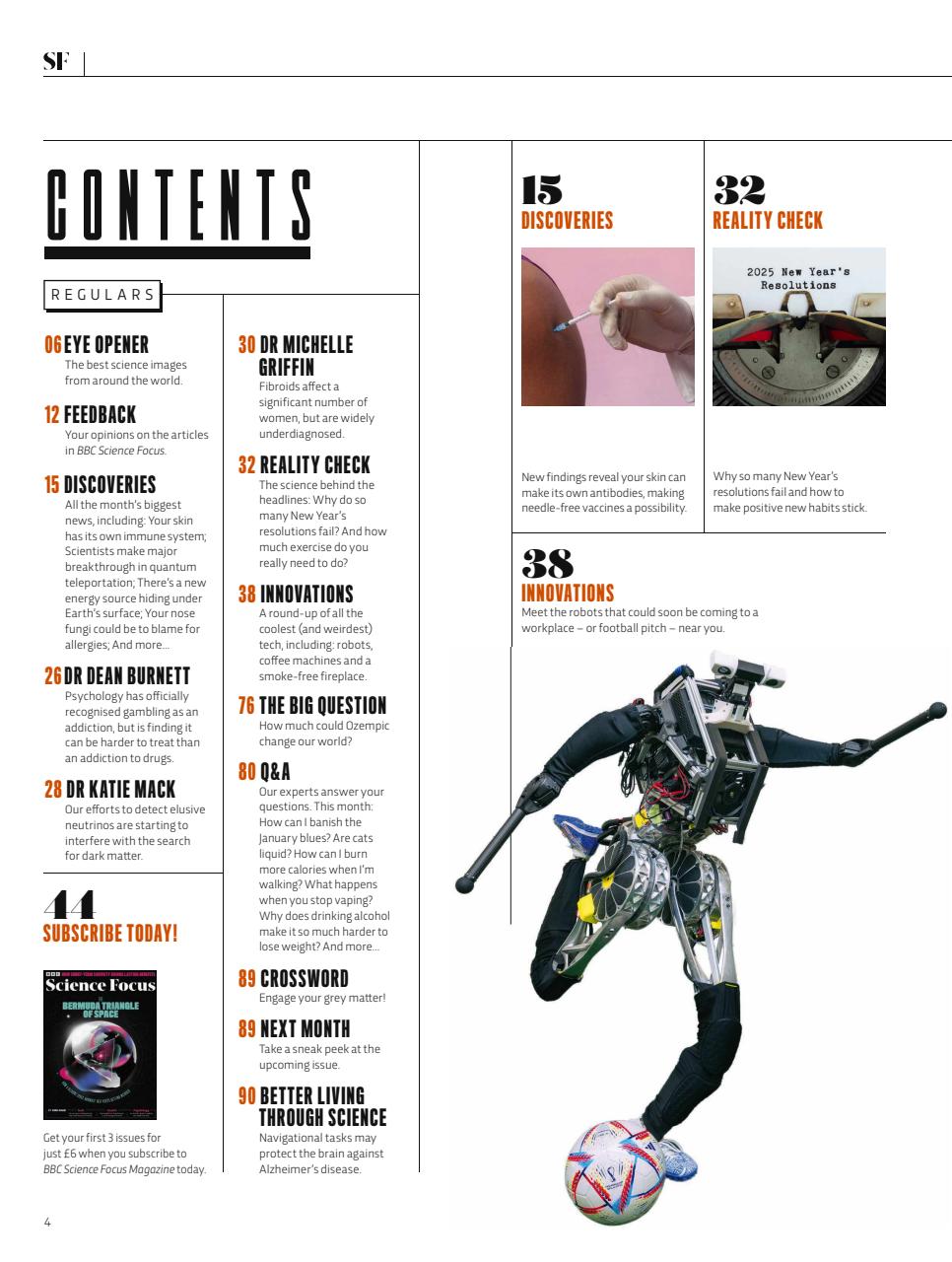 BBC Science Focus Magazine Preview Pages