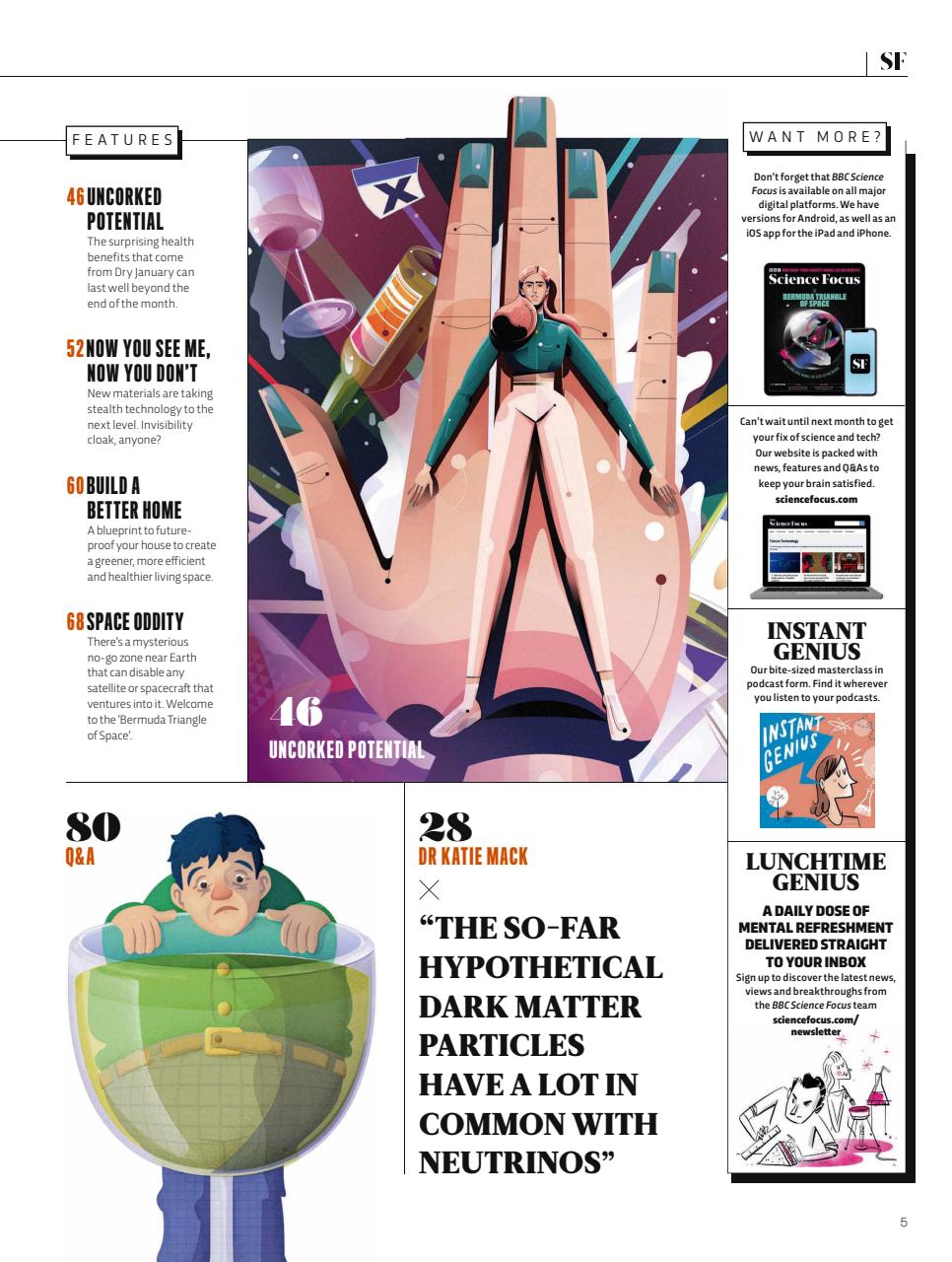 BBC Science Focus Magazine Preview Pages