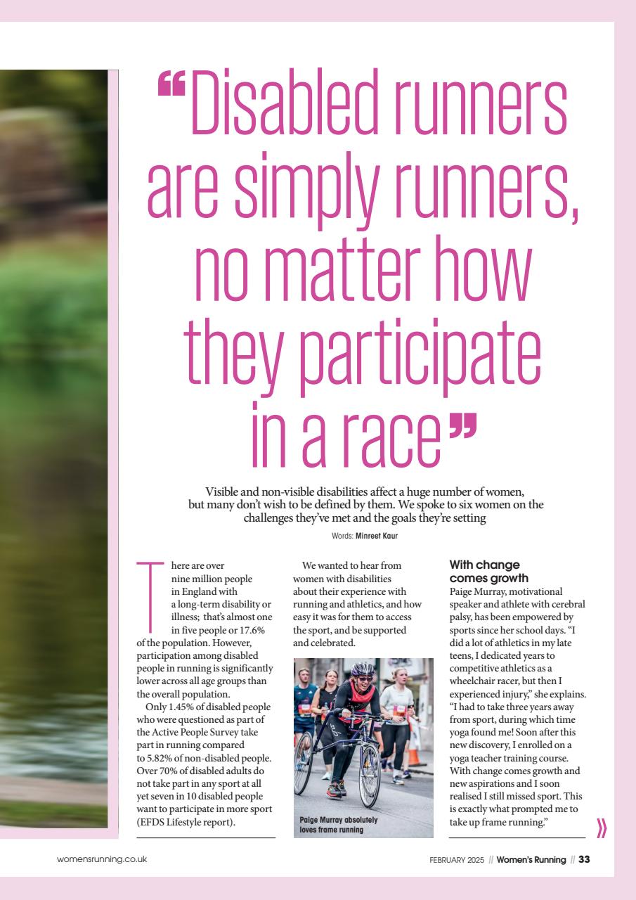 Women’s Running Preview Pages