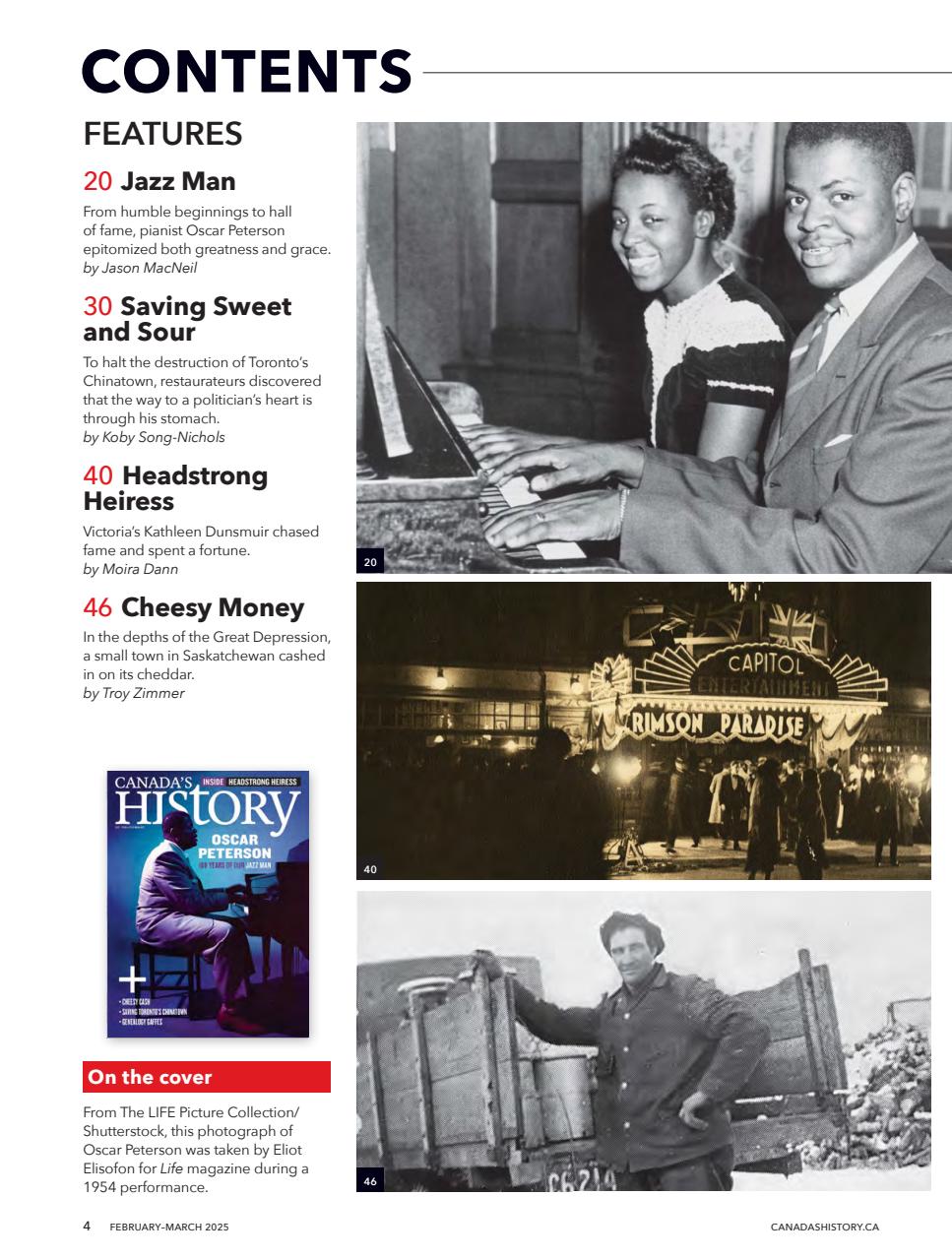 Canada's History Preview Pages