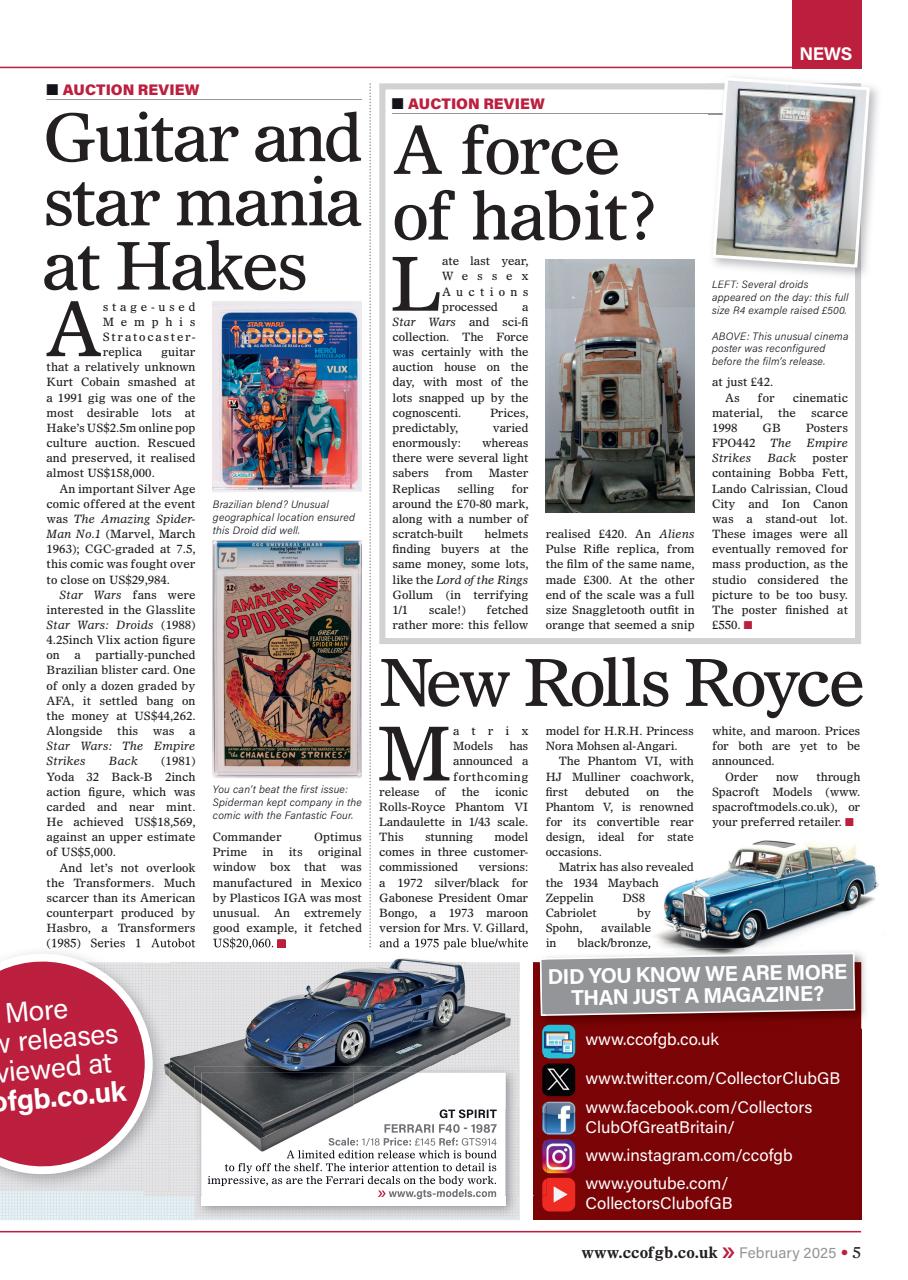 Collectors Gazette Preview Pages