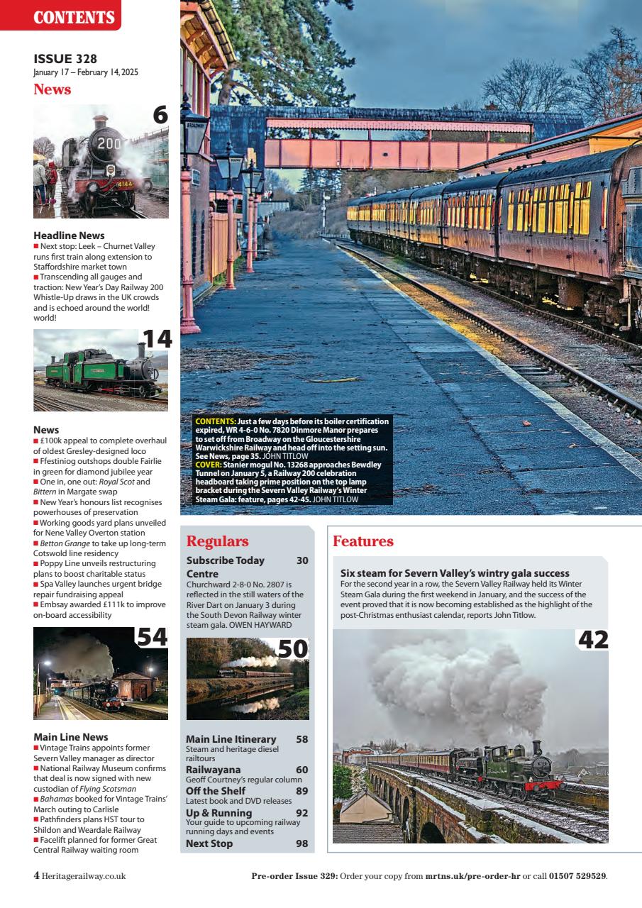 Heritage Railway Preview Pages