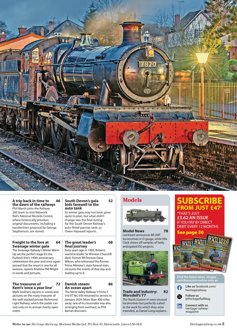 Heritage Railway Preview Pages