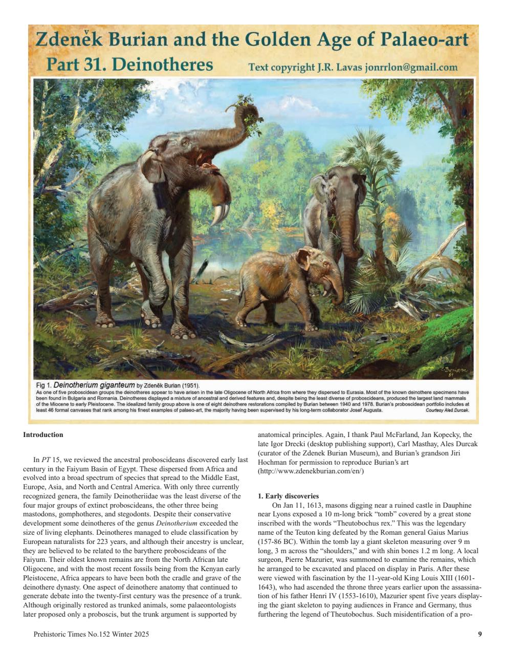 Prehistoric Times Preview Pages