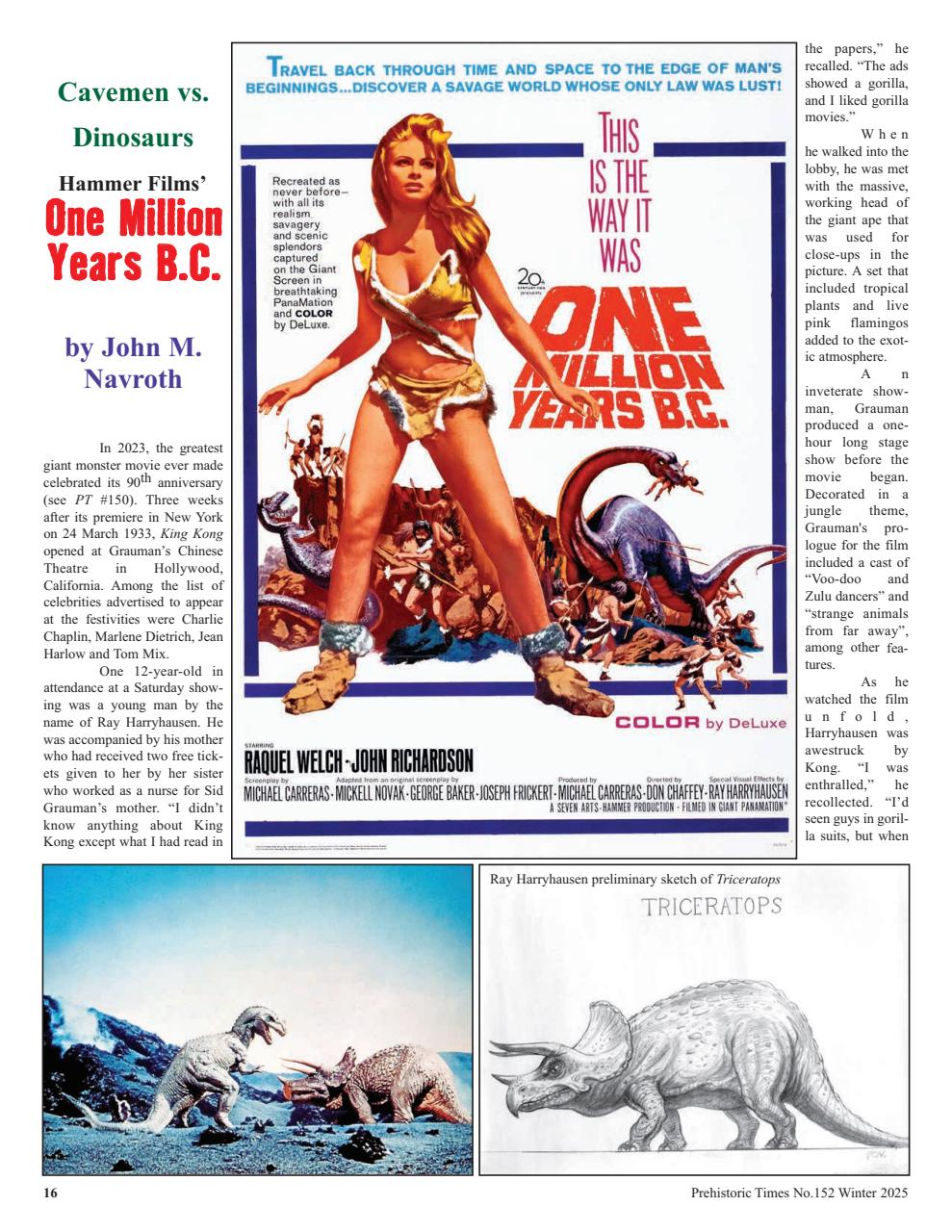 Prehistoric Times Preview Pages