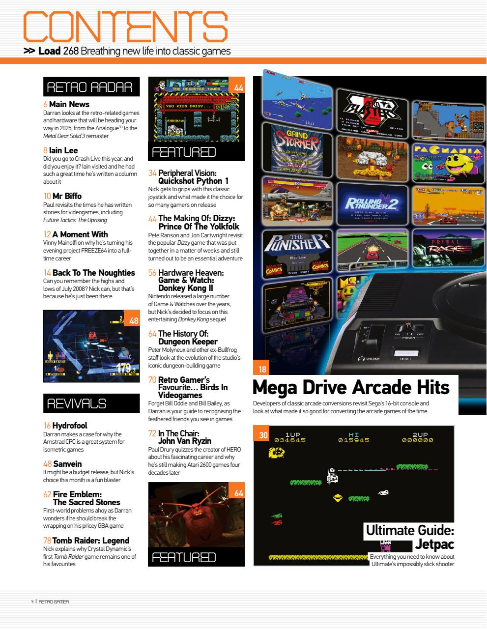 Retro Gamer Preview Pages