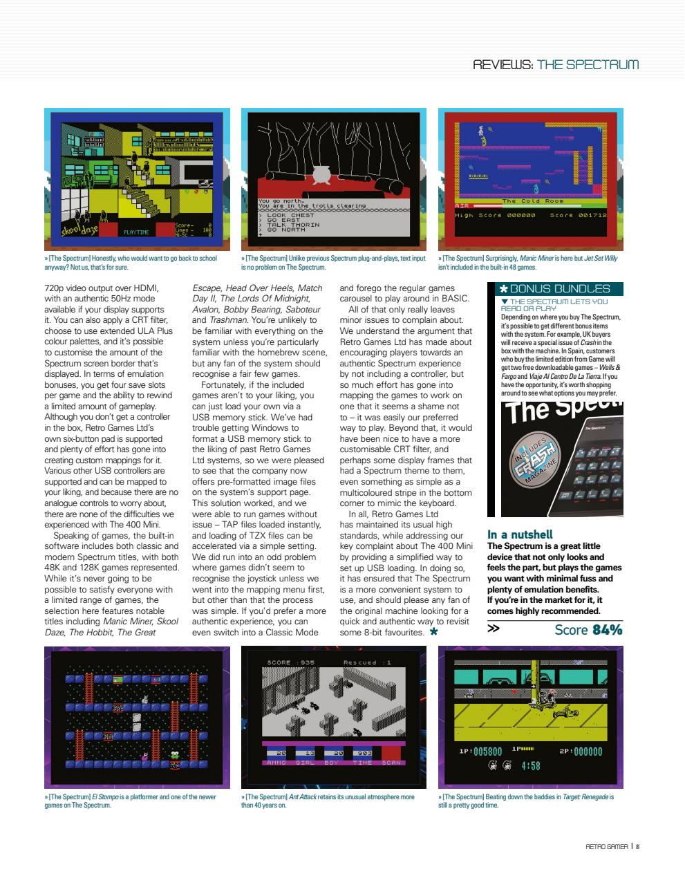 Retro Gamer Preview Pages