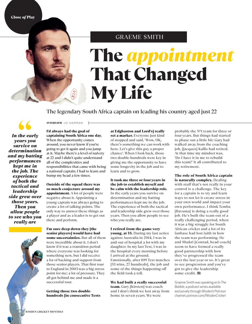 Wisden Cricket Monthly Preview Pages