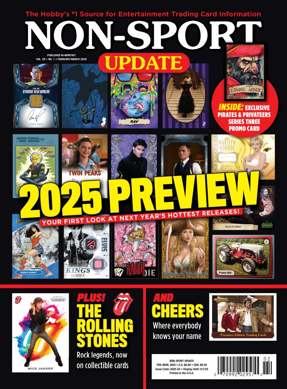 Non-Sport Update Magazine Preview Pages