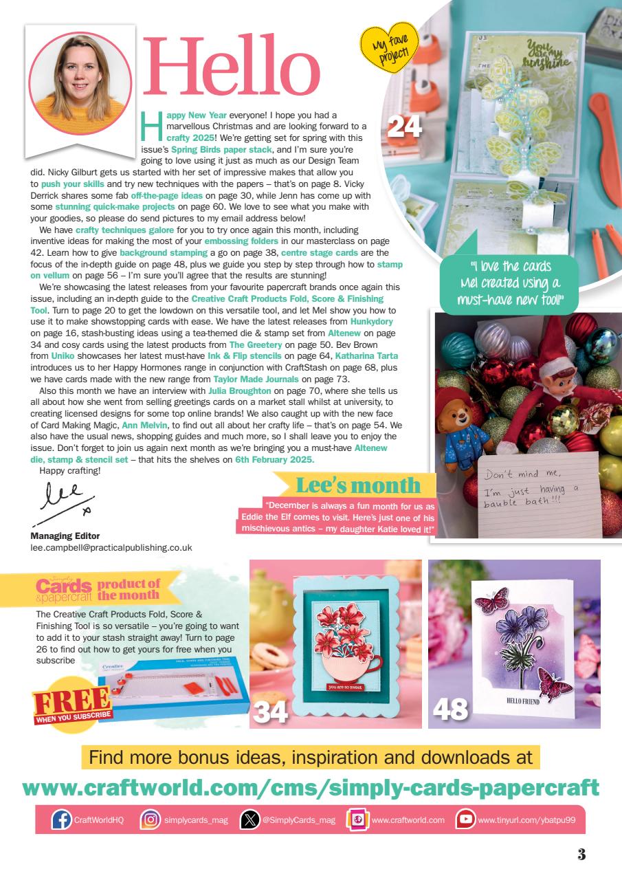 Simply Cards & Papercraft Preview Pages