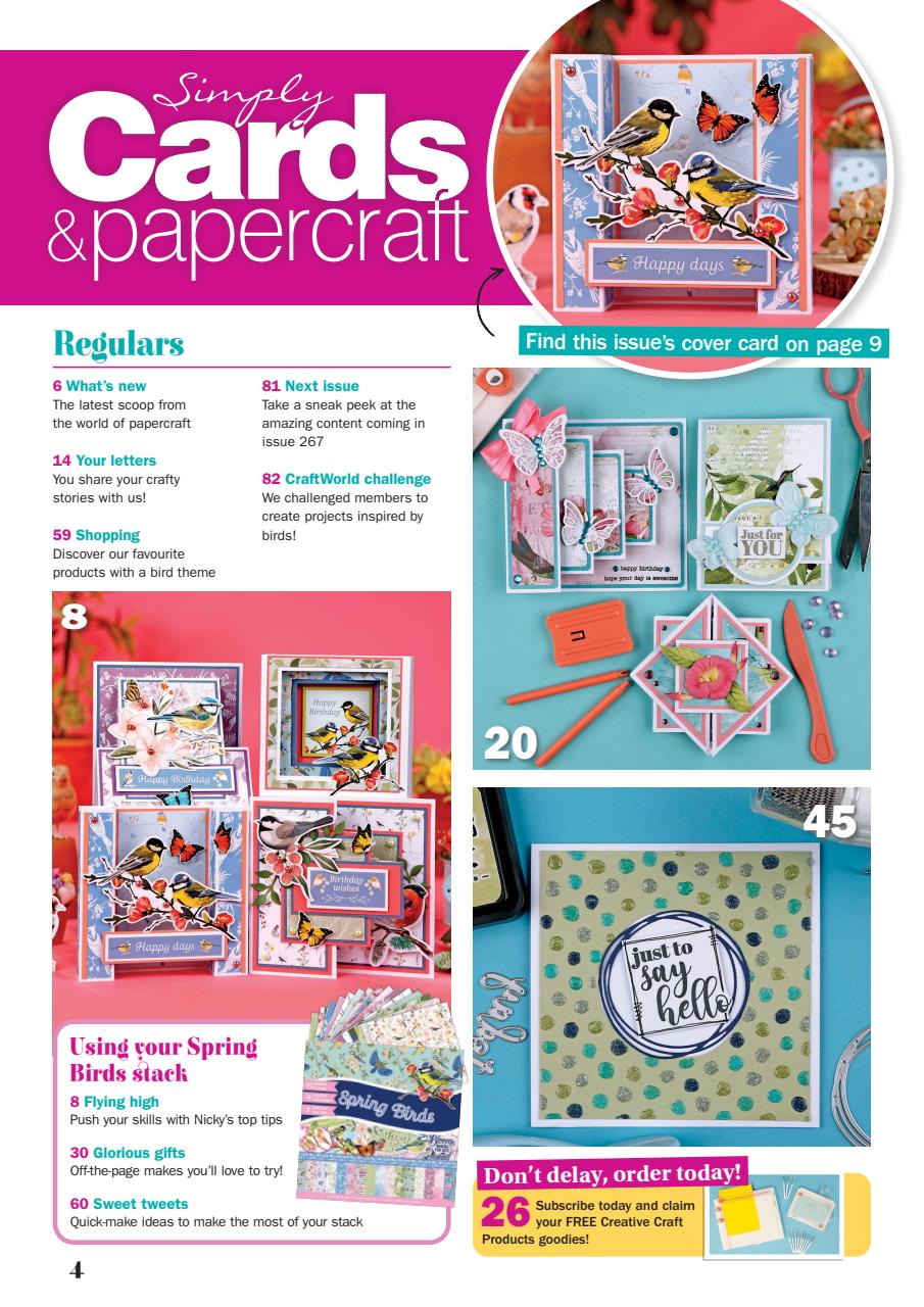 Simply Cards & Papercraft Preview Pages