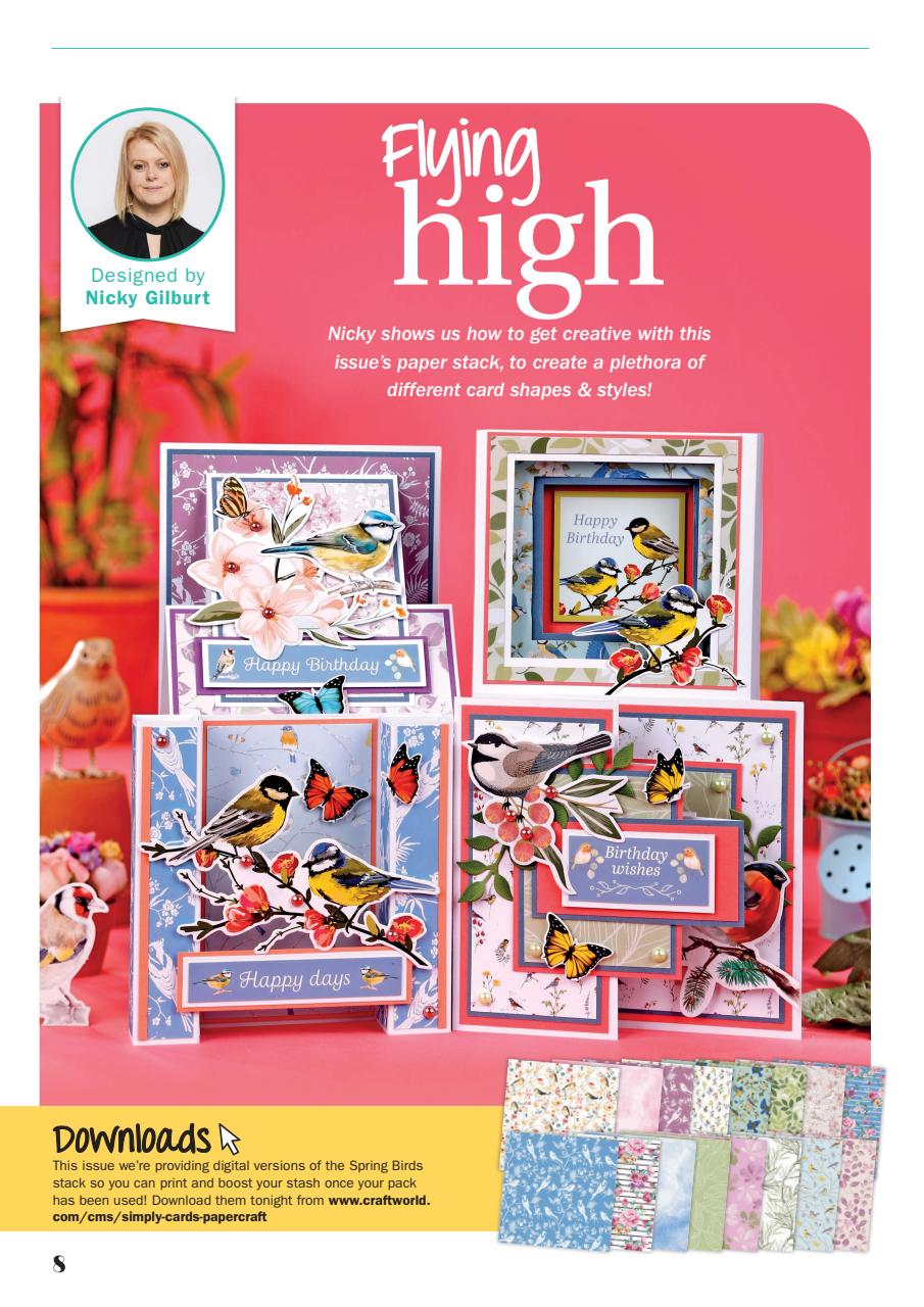 Simply Cards & Papercraft Preview Pages