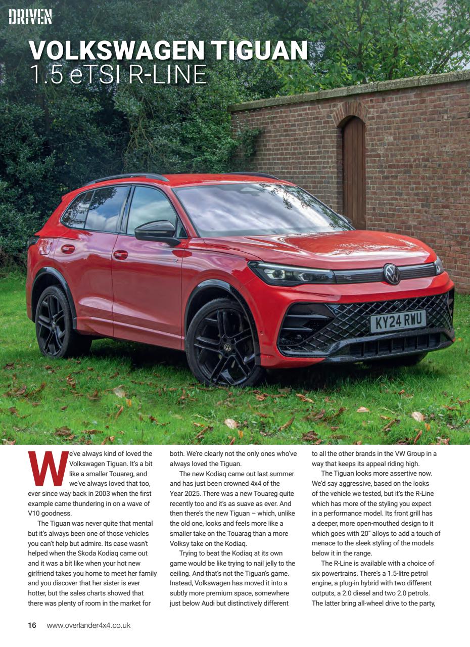 Overlander 4X4 Preview Pages