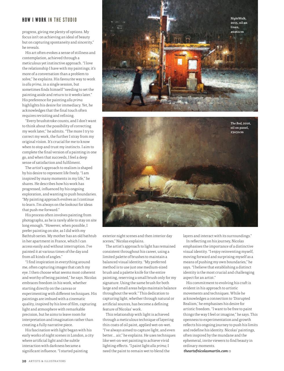 Artists & Illustrators Preview Pages