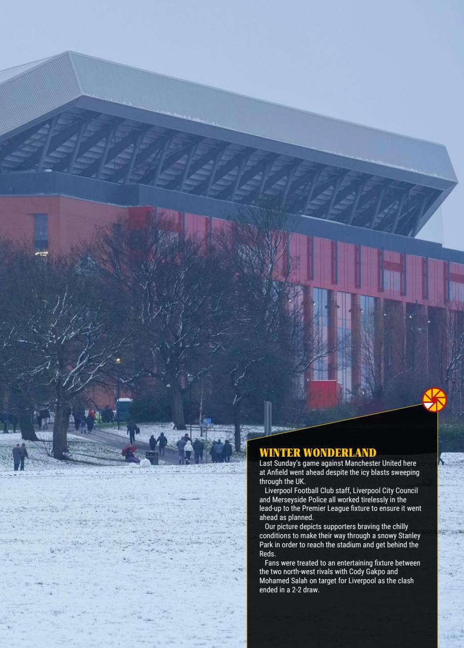 Liverpool FC Programmes Preview Pages