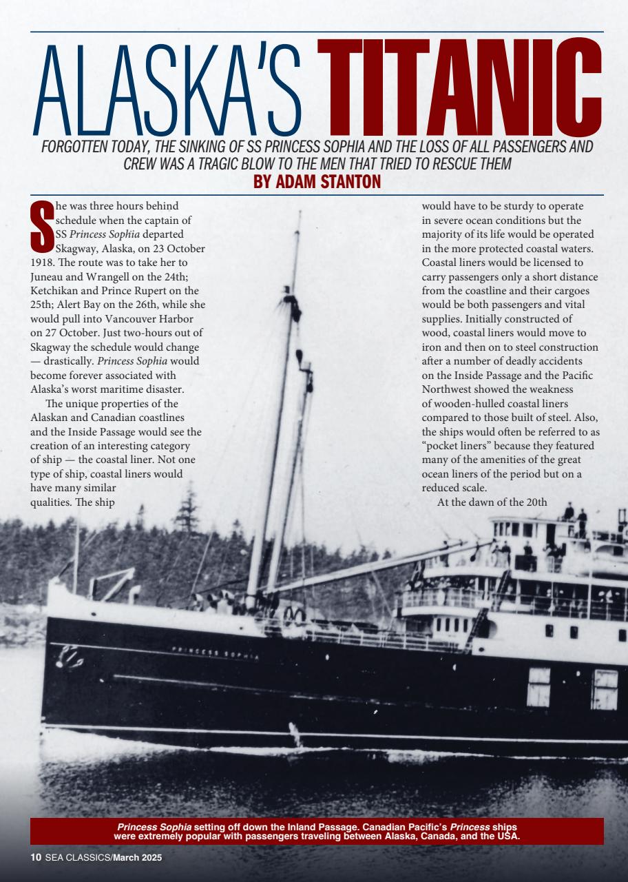 Sea Classics - Where History Sets Sail Preview Pages