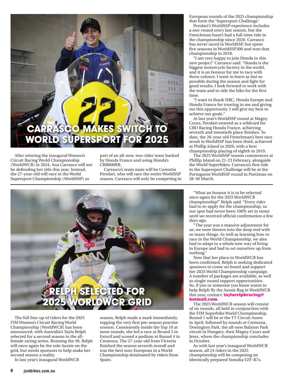 JUST BIKES Preview Pages