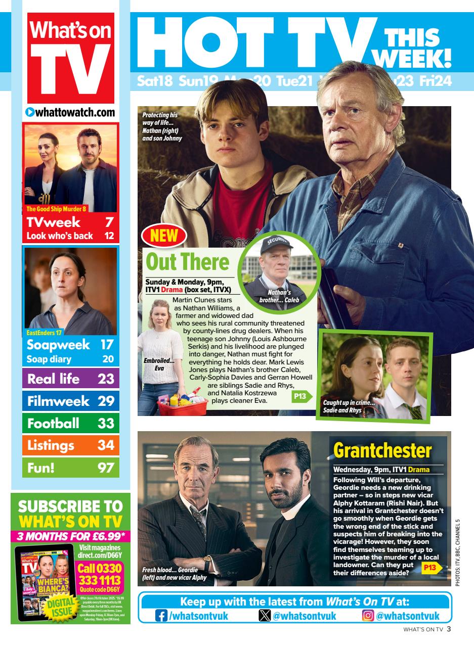 What's on TV Preview Pages