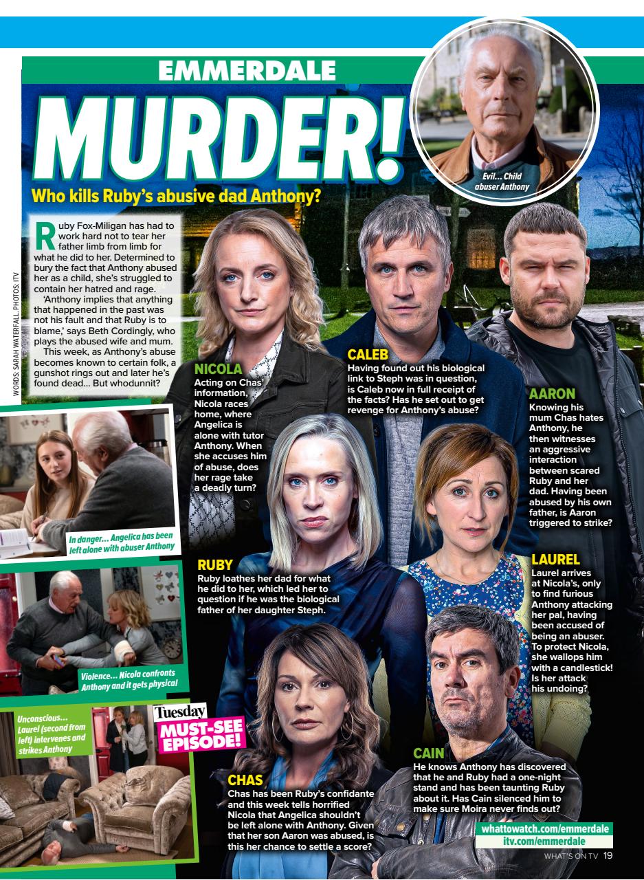 What's on TV Preview Pages