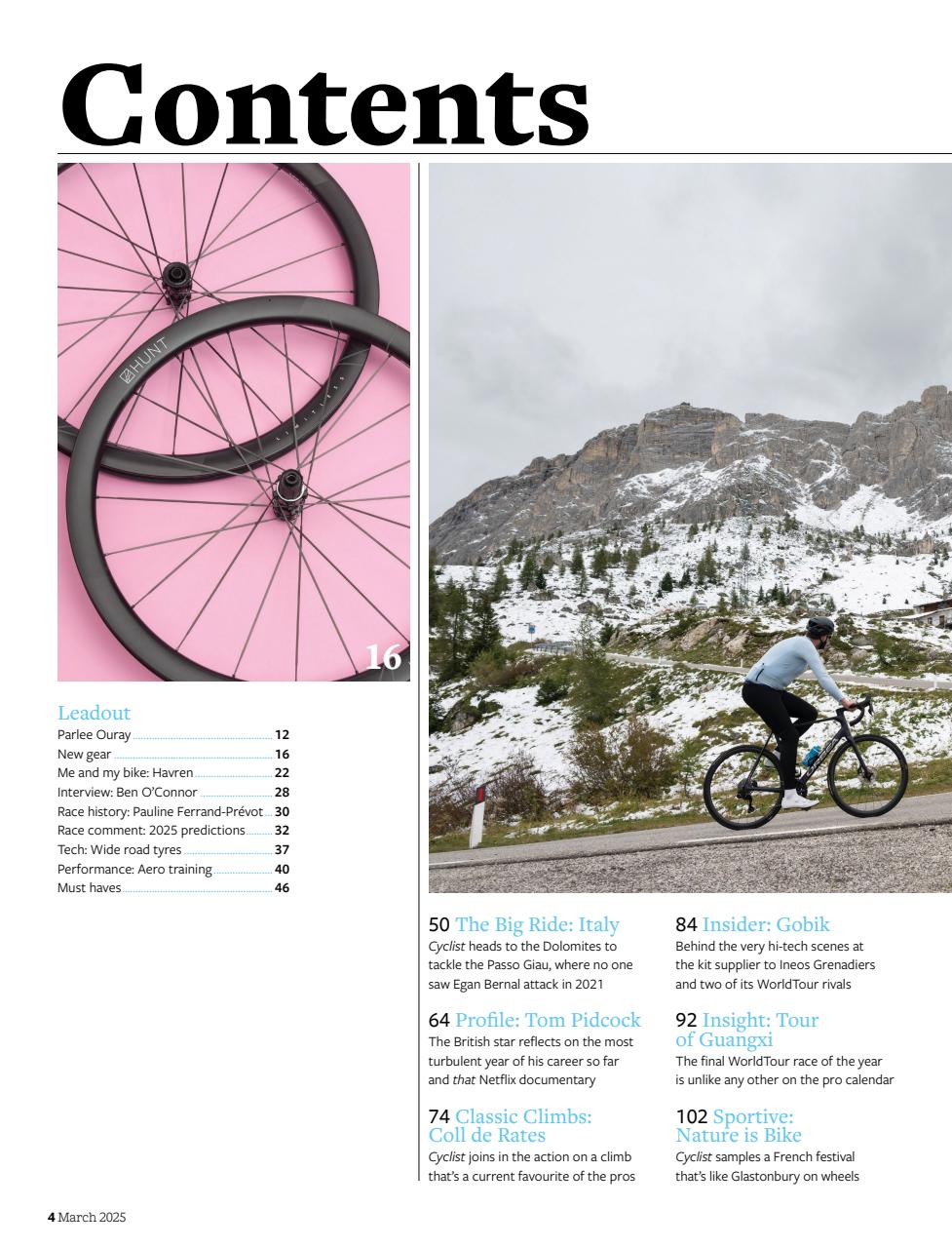Cyclist Preview Pages