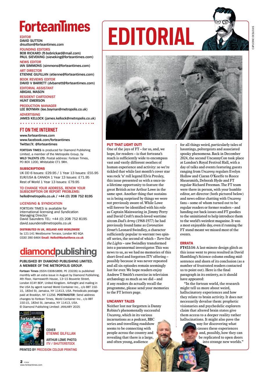Fortean Times Preview Pages