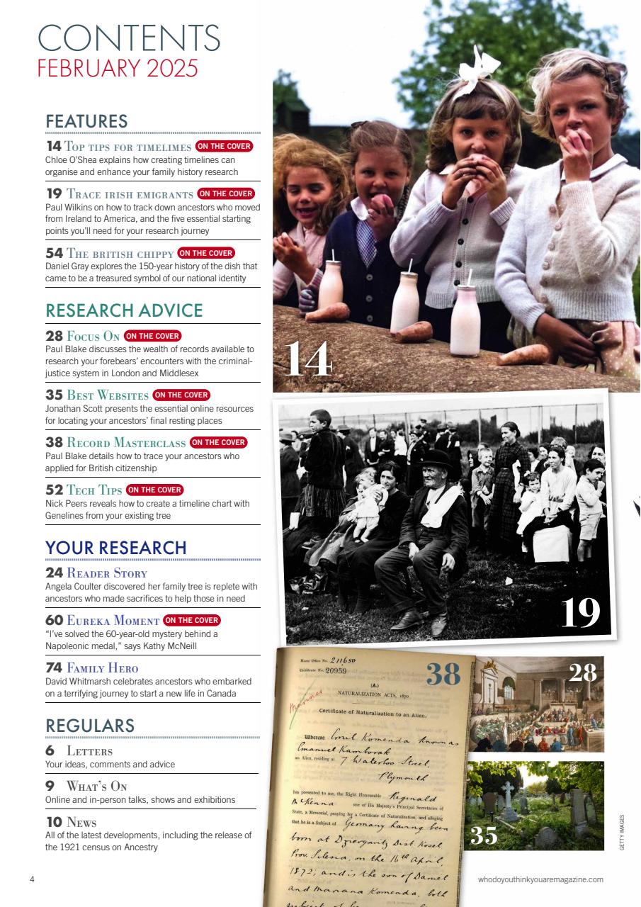 Who do you think you are magazine february 2025 vorige editie