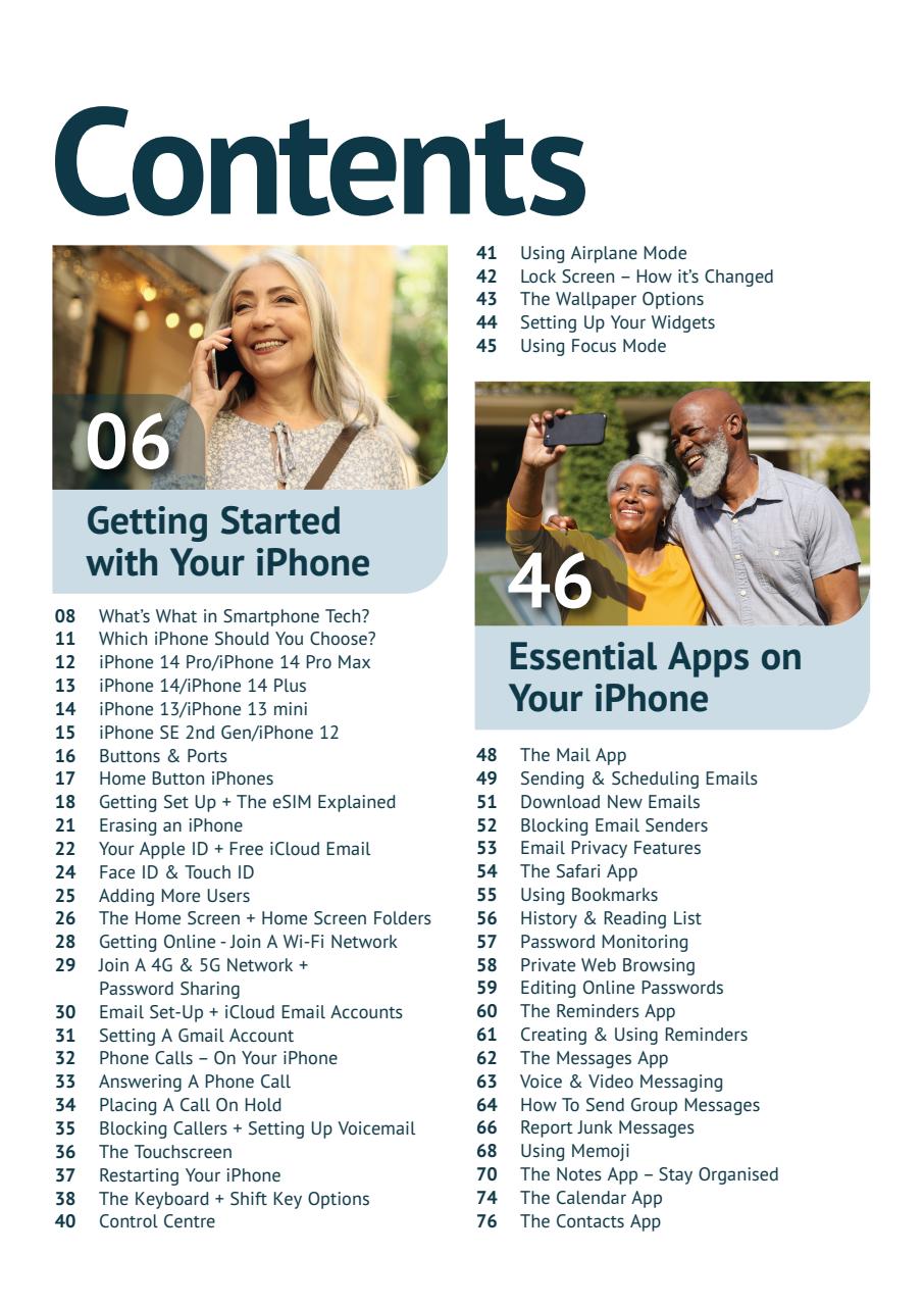 Tech for Seniors Preview Pages