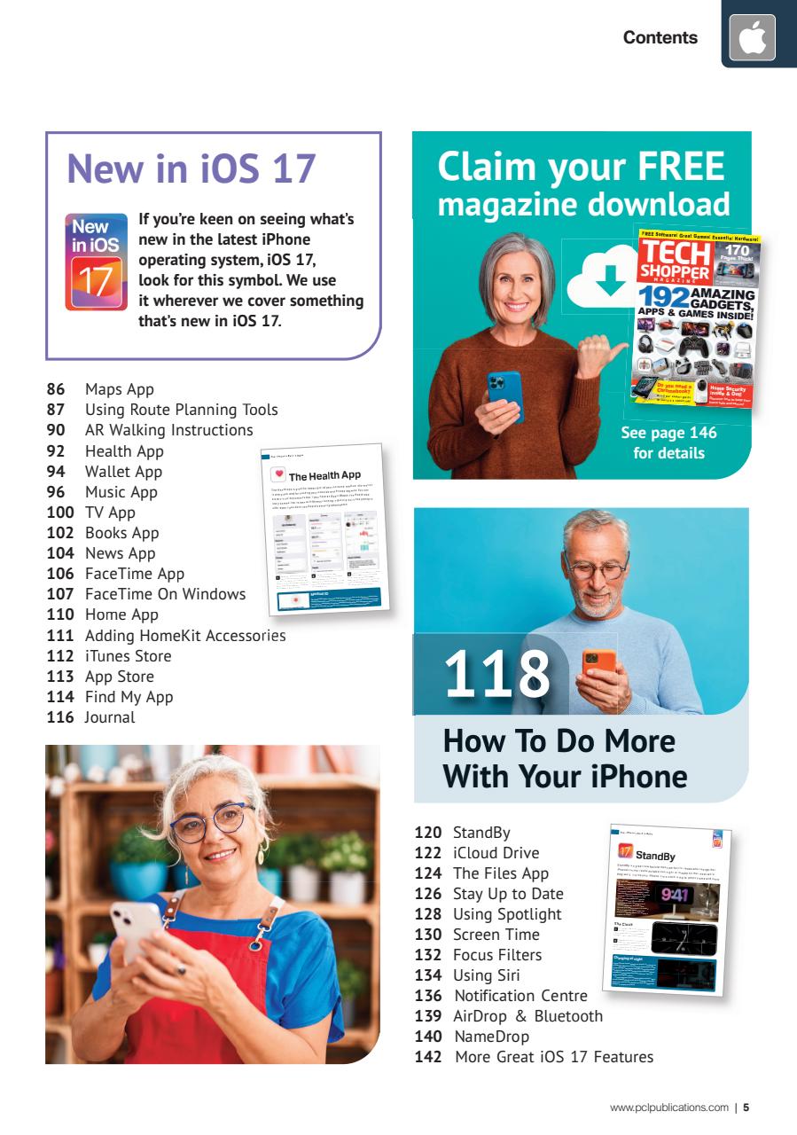 Tech for Seniors Preview Pages