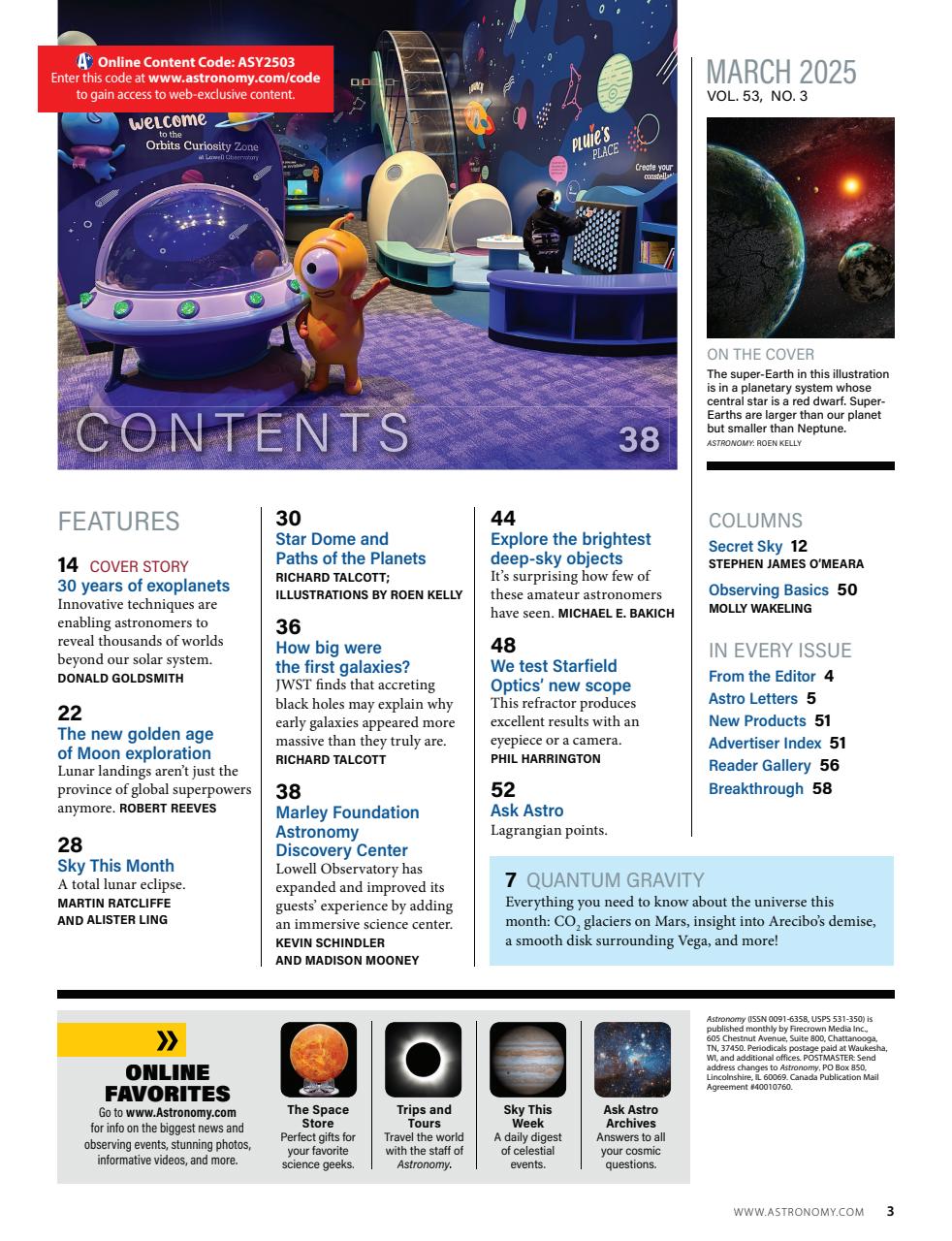 Astronomy Preview Pages