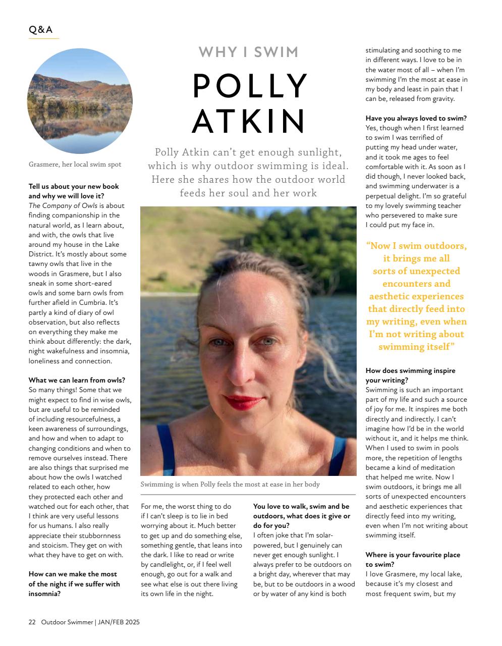 Outdoor Swimmer Preview Pages