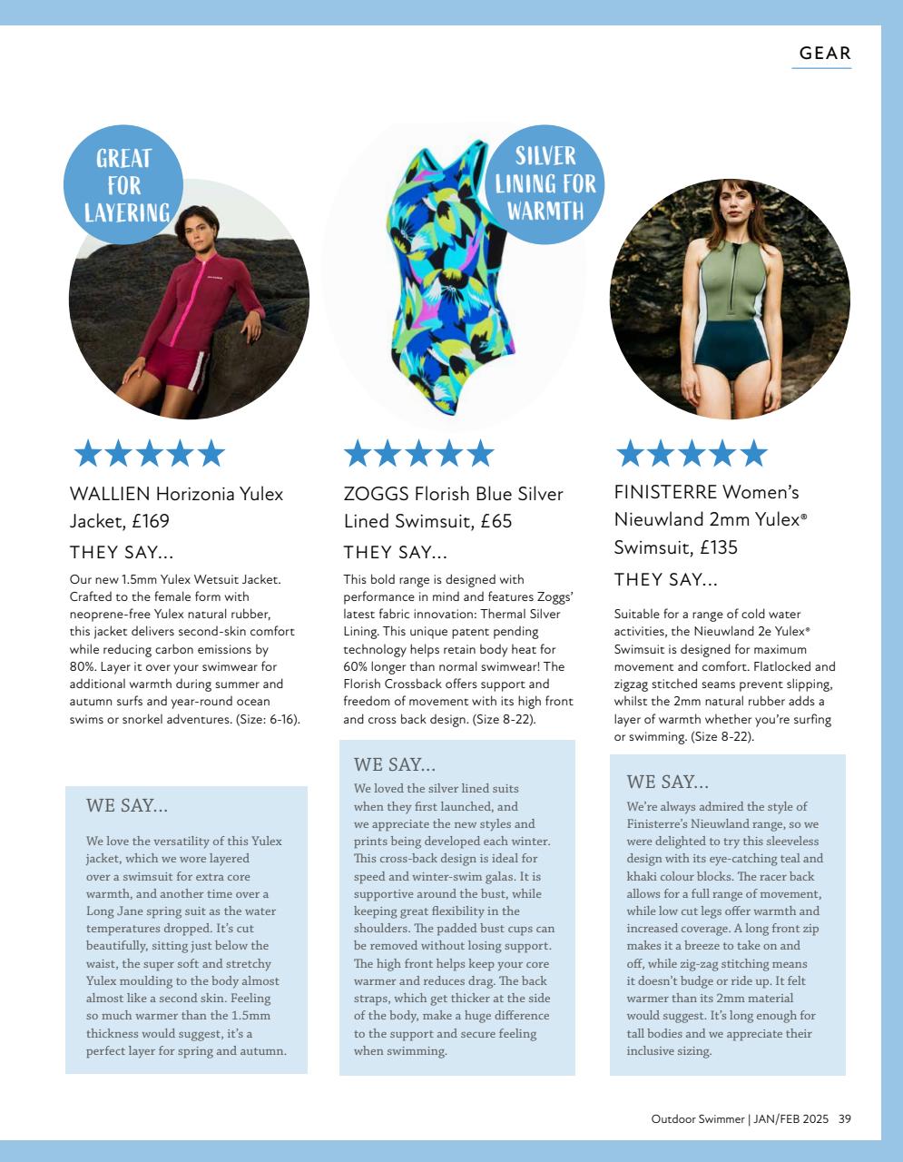 Outdoor Swimmer Preview Pages