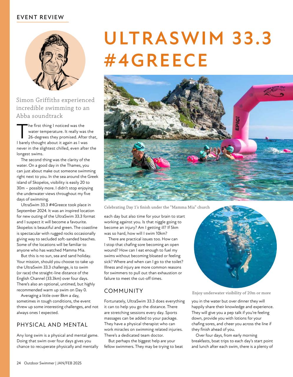 Outdoor Swimmer Preview Pages