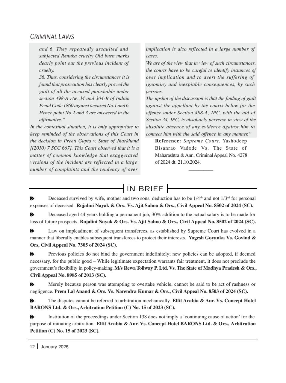 Lawteller – A Legal Awareness Magazine Preview Pages