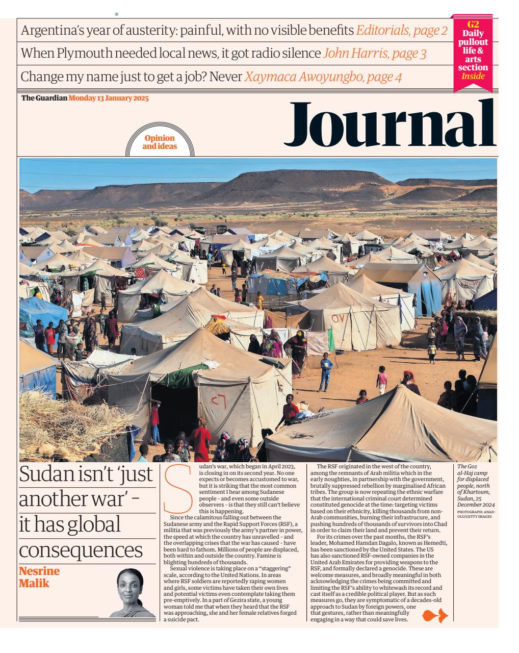 The Guardian Newspaper Preview Pages