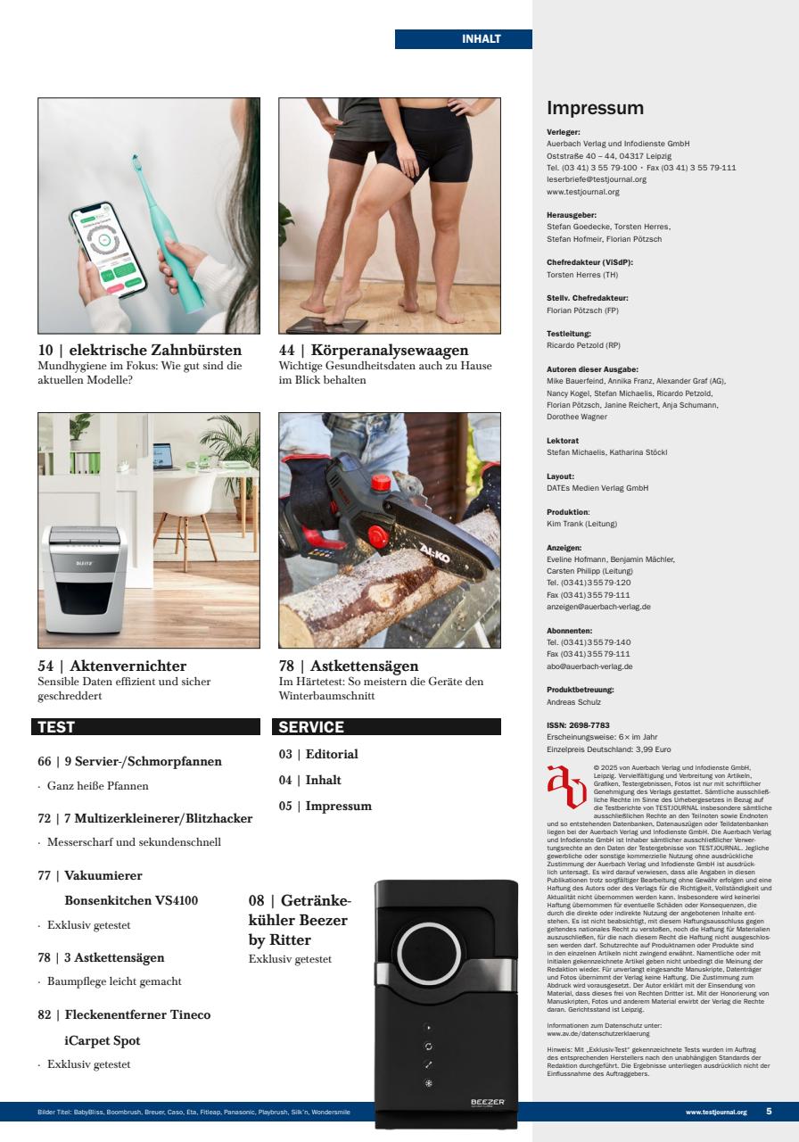 Testjournal Preview Pages