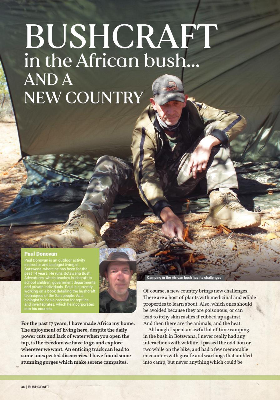 Bushcraft & Survival Skills Magazine Preview Pages