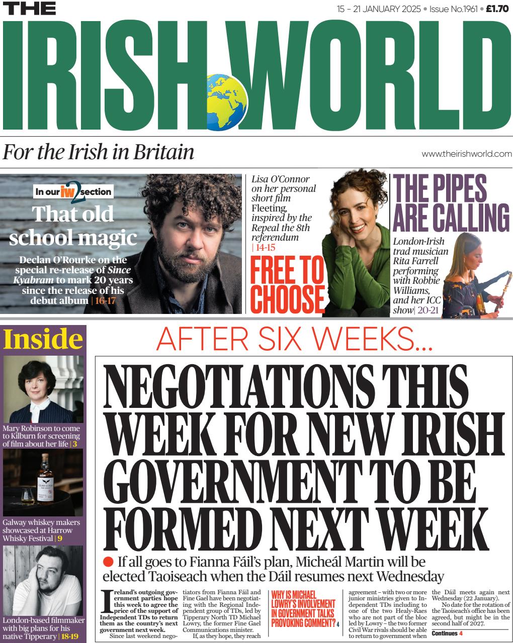 Irish World Preview Pages