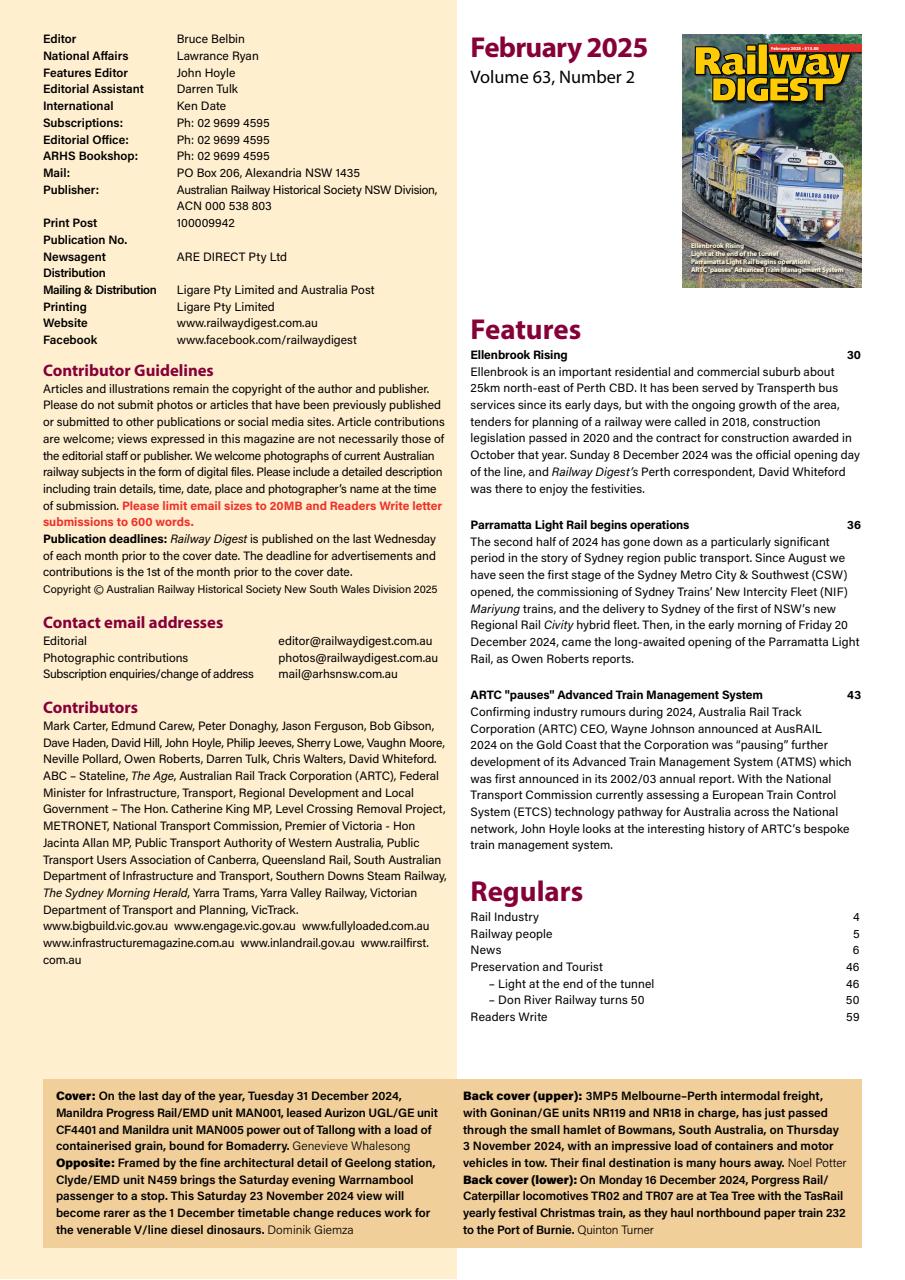 Railway Digest Preview Pages